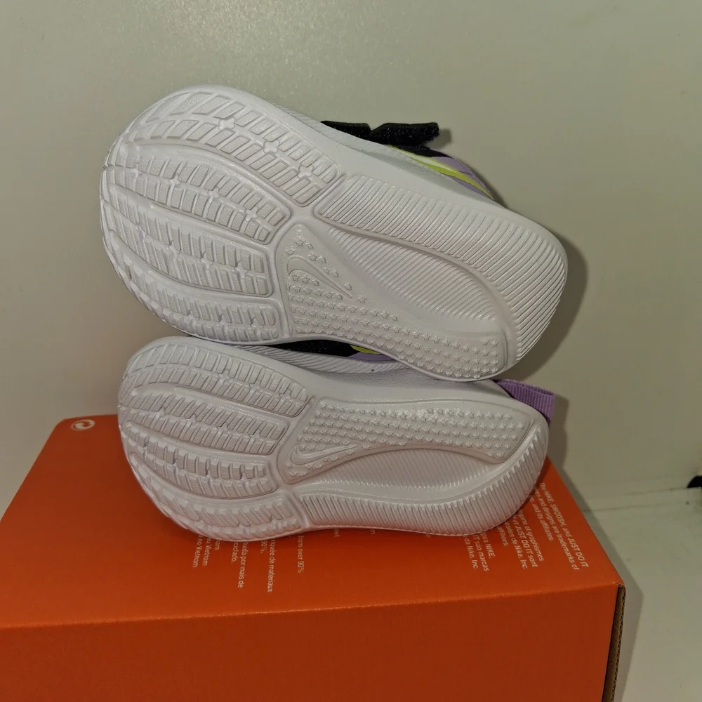 Nike Flex Runner 2 TDV Toddler Slip On Shoes Light Iron Ore Size 2C DJ6039-008